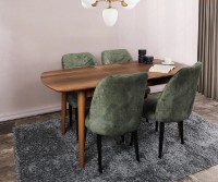 Masă pentru bucătărie Trendy Retro 1191 Walnut 130x75x80cm GTR001590 imaginea #2 — magazin online Desire.md