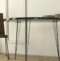 Masă pentru bucătărie Trendy Sandalf Black Marble/Black 90x75x90cm GTR005757 imaginea #3 — magazin online Desire.md