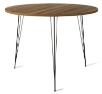 Masă pentru bucătărie Trendy Sandalf Walnut/Black 90x75x90cm GTR005758 imaginea #4 — magazin online Desire.md