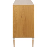 Casetieră Deco Marani 120x40x81H Oak/White imaginea #5 — magazin online Desire.md