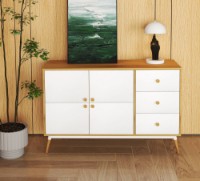 Casetieră Deco Marani 120x40x81H Oak/White imaginea #7 — magazin online Desire.md