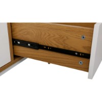 Casetieră Deco Marani 120x40x81H Oak/White imaginea #8 — magazin online Desire.md