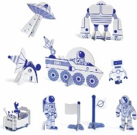 Set pentru creativitate Djeco Space rocket DJ08009 imaginea #5 — magazin online Desire.md