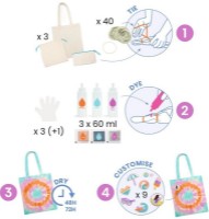 Set pentru creatie Djeco Tie-Dye DIY (DJ07942) imaginea #3 — magazin online Desire.md