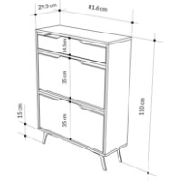 Rafturi pentru pantofi Showdeko Asta White (M.AK.24475.2) imaginea #5 — magazin online Desire.md