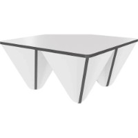 Măsuţă cafea Showdeko Diamond White/Anthracite imaginea #2 — magazin online Desire.md