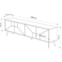 Comodă TV Showdeko Dune TV Hitit (M.TV.23532.10) imaginea #3 — magazin online Desire.md