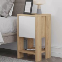 Прикроватная тумба Showdeko Ema Oak Sonoma/White (M.KO.14163.7)