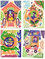 Card răzuibil Djeco Wacky Houses DJ09713 imaginea #2 — magazin online Desire.md