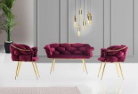 Set mobilă moale Trendy Balon 2105 Plum/Gold GTR005248