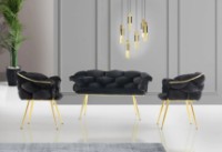 Set mobilă moale Trendy Balon 2111 Black/Gold GTR006945