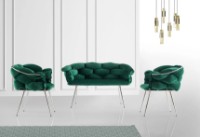 Set mobilă moale Trendy Balon 2118 Green/Silver GTR006946