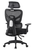 Scaun de birou Xenos Stockholm Black imaginea #3 — magazin online Desire.md