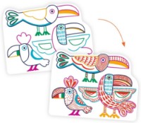 Carte de colorat pentru copii Djeco Wild families DJ00066 imaginea #3 — magazin online Desire.md