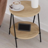 Măsuţă cafea Showdeko Essel Oak Sonoma imaginea #3 — magazin online Desire.md