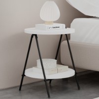 Măsuţă cafea Showdeko Essel White imaginea #2 — magazin online Desire.md