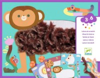 Set pentru creatie Djeco Wool&Velcro (DJ09128)