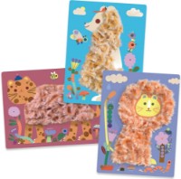 Set pentru creatie Djeco Wool&Velcro (DJ09128) imaginea #2 — magazin online Desire.md