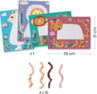 Set pentru creatie Djeco Wool&Velcro (DJ09128) imaginea #5 — magazin online Desire.md