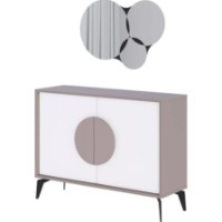 Dulăpior Showdeko Gora Light Mocha/White (M.K.24081.2) imaginea #4 — magazin online Desire.md