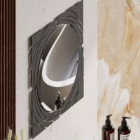 Oglindă baie Showdeko Hulla Black imaginea #3 — magazin online Desire.md