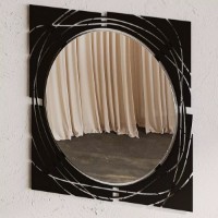 Oglindă baie Showdeko Hulla Black imaginea #2 — magazin online Desire.md