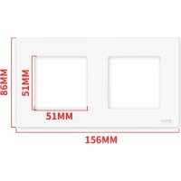 Рамка для розеток и выключателей Moes PP-SR-EU2P-WH-MS фото №2 — интернет-магазин Desire.md