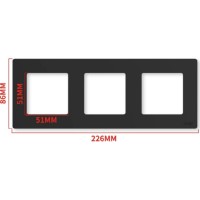 Рамка для розеток и выключателей Moes PP-SR-EU3P-GY-MS фото №2 — интернет-магазин Desire.md