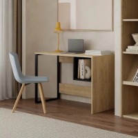 Masa de birou Showdeko Model 4 50x75x110 Sapphire Oak/Black (M.MS.24816.3) imaginea #5 — magazin online Desire.md