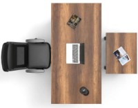 Set mobilier birou Trendy MN07-BA Walnut/Black GTR001870 imaginea #2 — magazin online Desire.md