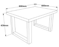 Set mobilier birou Trendy MN07-BA Walnut/Black GTR001870 imaginea #5 — magazin online Desire.md