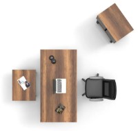 Set mobilier birou Trendy MN08-BA Walnut/Anthracit/Black GTR001885 imaginea #3 — magazin online Desire.md