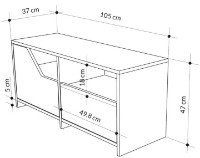 Rafturi pentru pantofi Showdeko Nexus Sapphire Oak/White (M.AK.24476.3) imaginea #4 — magazin online Desire.md