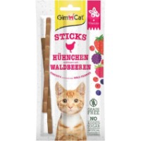 Snackuri pentru pisici GimCat Duo Sticks Chicken & Berry 3pcs