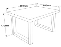 Set mobilier birou Trendy MN09-BA Walnut/Anthracit/Black GTR001894 imaginea #4 — magazin online Desire.md