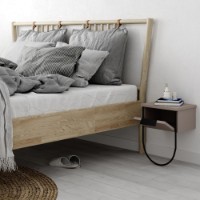 Прикроватная тумба Showdeko Norfolk Light Mocha (M.KO.22405.5) фото №4 — интернет-магазин Desire.md