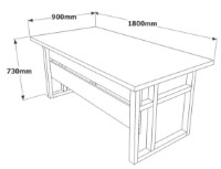 Set mobilier birou Trendy MN10-BA Walnut/Anthracit/Black GTR001901 imaginea #3 — magazin online Desire.md