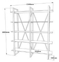 Set mobilier birou Trendy MN10-BA Walnut/Anthracit/Black GTR001901 imaginea #9 — magazin online Desire.md