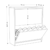 Rafturi pentru pantofi Showdeko Retro Grey (M.AK.23501) imaginea #4 — magazin online Desire.md