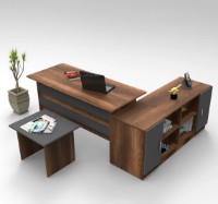Set mobilier birou Trendy VO10-BA Walnut/Anthracit GTR001868