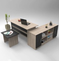 Set mobilier birou Trendy VO10-OB Oak/Black GTR001869