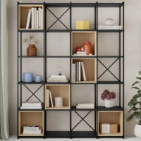 Etajeră Showdeko Vale Maxi Silky Black/Sapphire Oak (M.KT.02.24323.2)