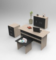 Set mobilier birou Trendy VO12-OB Oak/Black GTR001876