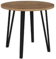 Masă pentru bucătărie Showdeko Xana D90x77.5 Sepet/Black (M.Y.24883.2)