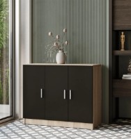 Set mobilier birou Trendy VO14-OB Oak/Black GTR001883 imaginea #4 — magazin online Desire.md