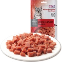 Snackuri pentru pisici O'cat Chicken & Salmon Granule 50g