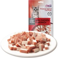 Snackuri pentru pisici O'cat Mini Chicken Sandwich 50g
