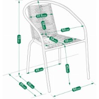 Стул Jumi Bistro Blue (OM-318762) фото №3 — интернет-магазин Desire.md