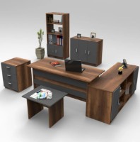Set mobilier birou Trendy VO17-BA Walnut/Anthracit GTR001892