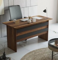 Set mobilier birou Trendy VO17-BA Walnut/Anthracit GTR001892 imaginea #2 — magazin online Desire.md